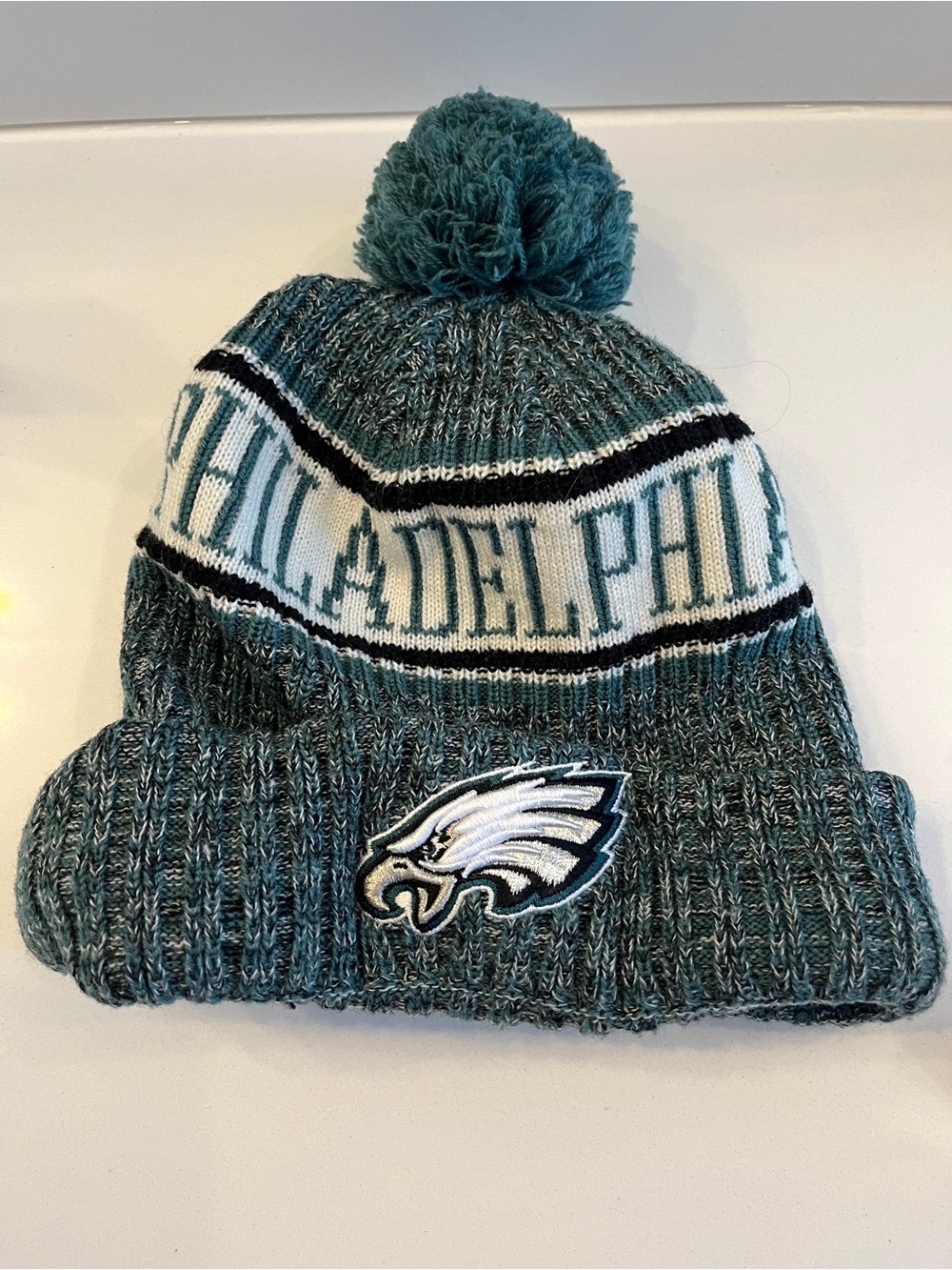 Philadelphia Eagles Knit Pom Beanie